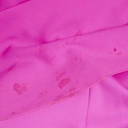 Solace London Pink Satin Storm Maxi Dress L
