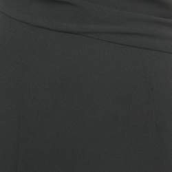 Solace London Black Crepe Danette Long Dress S