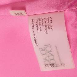 Pre Owned Solace London Pink Crepe Corset Thalia Midi Dress L