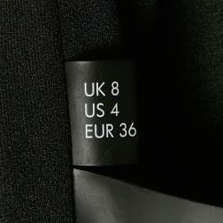 Pre Owned Solace London Black Crepe Dahlia Maxi Dress S