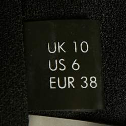 مملوكة مسبقًا Solace London Black /Green Crepe Bow Detailed Strapless Gown M