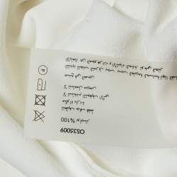 Pre Owned Solace London White Crepe Sadie Maxi Dress M