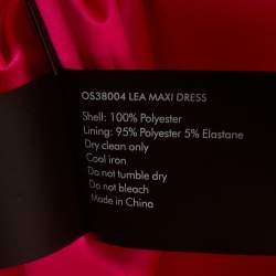 Pre Owned Solace London Fuchsia Pink Gabardine Lea Mini Dress S