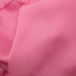 Pre Owned Solace London Pink Satin Long Dress M