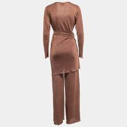  Sommer Swim Brown Lurex Knit 3 Piece Set One Size