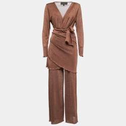  Sommer Swim Brown Lurex Knit 3 Piece Set One Size