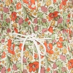 مملوكة مسبقًا Sonia Rykiel Multicolor Floral Print Cotton Short Dress S