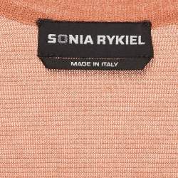 Sonia Rykiel Multicolor Rib Knit Sleeveless Mini Dress XS