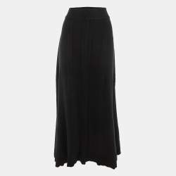 Pre Owned Sonia Rykiel Black Knit Maxi Skirt M 
