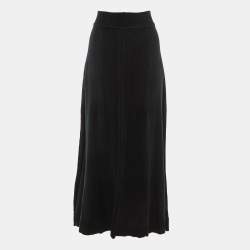 Pre Owned Sonia Rykiel Black Knit Maxi Skirt M 