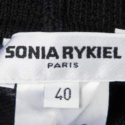 Pre Owned Sonia Rykiel Black Knit Maxi Skirt M 