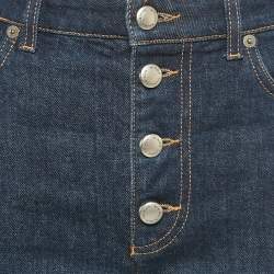 مملوكة مسبقًا بنطلون جينز سونيا ريكيل دنيم أزرق بقصة فلير مقاس متوسط / خصر 30 بوصة