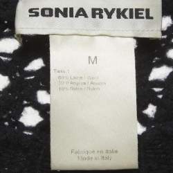 Pre Owned Sonia Rykiel Black Open Knit Sweatshirt M