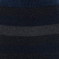 Sonia Rykiel Multicolor Metallic Striped Maxi Skirt S