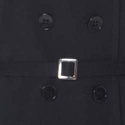 Pre Owned Sonia Rykiel Black Cotton Belted Pant Suit L