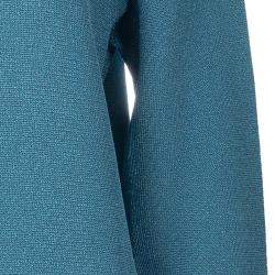 Pre Owned Sonia Rykiel Blue Shimmer Sweater S