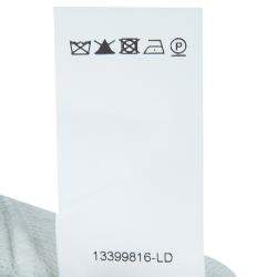 Pre Owned Sonia Rykiel Blue Shimmer Sweater S