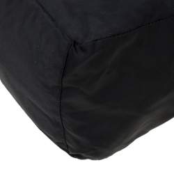 Sonia Rykiel Black Nylon Drawstring Shoulder Bag