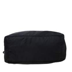 Sonia Rykiel Black Nylon Drawstring Shoulder Bag