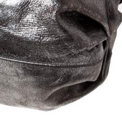 Sonia Rykiel Silver Leather Chain Embellished Shoulder Bag