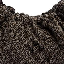 Pre Owned Sonia Rykiel Beige Tweed Hobo