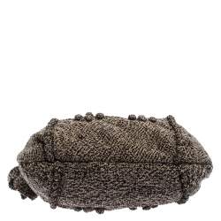 Pre Owned Sonia Rykiel Beige Tweed Hobo