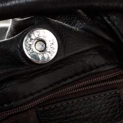 Pre Owned  Sonia Rykiel Black Leather Studded Shoulder Bag