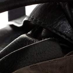 Pre Owned  Sonia Rykiel Black Leather Studded Shoulder Bag