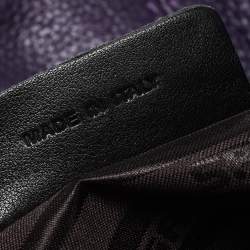 Pre Owned Sonia Rykiel Purple Leather Drawstring Tote