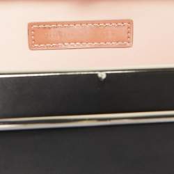 Pre Owned Sophia Webster Black/Silver Satin Clara Butterfly Box Chain Clutch