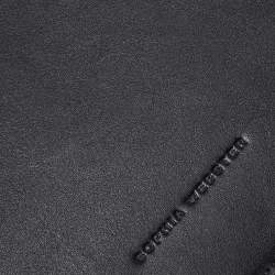 Pre Owned Sophia Webster Black Leather Butterfly Wristlet Pouch