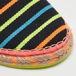 Sophia Webster Multicolor Fabric New Juana Ribbon Espadrille Flats Size 40