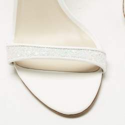 Pre Owned Sophia Webster Multicolor Patent Leather Chiara Butterfly Sandals Size 41