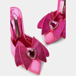 مملوكة مسبقًا Sophia Webster Leah Pink Leather Mule