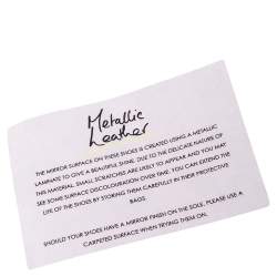 Pre Owned Sophia Webster Gold Leather Talulah Flats Size 41