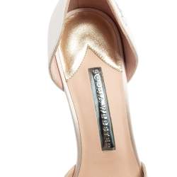 Pre Owned Sophia Webster Light Pink Satin Margaux D'Orsay Pump Size 39