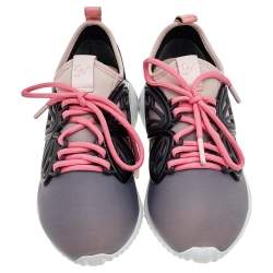 Pre Owned Sophia Webster Multicolor Fabric And Rubber Fly By Sneakers Size 38