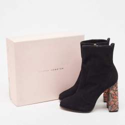 Sophia Webster Black Suede Felicity Ankle Boots Size 41.5