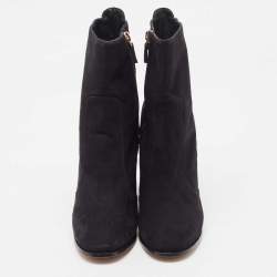 Sophia Webster Black Suede Felicity Ankle Boots Size 41.5