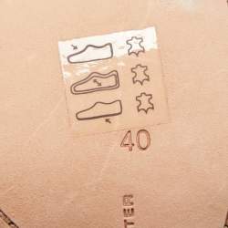 Pre Owned Sophia Webster Black/Rose Gold Suede and Leather Parisa Sandals Size 40