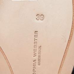 Pre Owned Sophia Webster Black Suede Karina Butterfly Ankle Boots Size 39