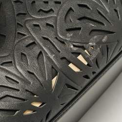 Sophia Webster Black Leather Lasercut Liara Tote