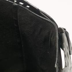 Sophia Webster Black Leather Lasercut Liara Tote