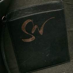 Sophia Webster Black Leather Lasercut Liara Tote