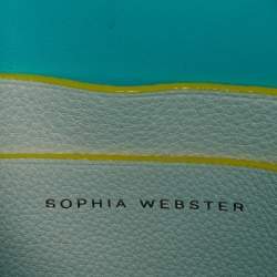 Sophia Webster White Leather Romy Drawstring Bucket Bag