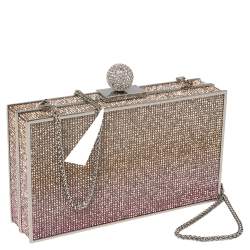 Sophia Webster Multicolor Crystal Embellished Clara Box Clutch