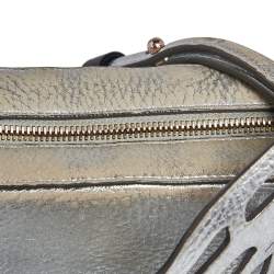 Pre Owned Sophia Webster Silver Leather Flossy Butterfly Camera Crossbody Bag