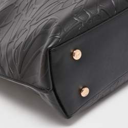 Sophia Webster Black Butterfly Embossed Leather Chain Tote
