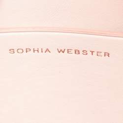 Sophia Webster Light Pink Leather Small Kiko Butterfly Backpack