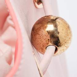 Sophia Webster Pink Leather Romy Drawstring Bucket Bag